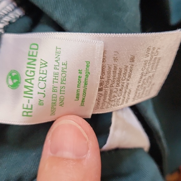 J. Crew High Rise Girlfriend Chino 4 Dark Teal - Picture 4 of 14